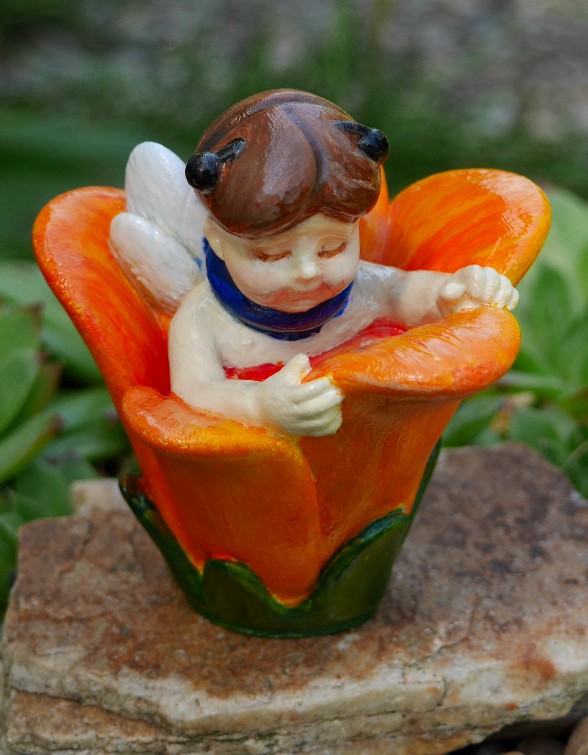 Brouček v oranžovém kvítku