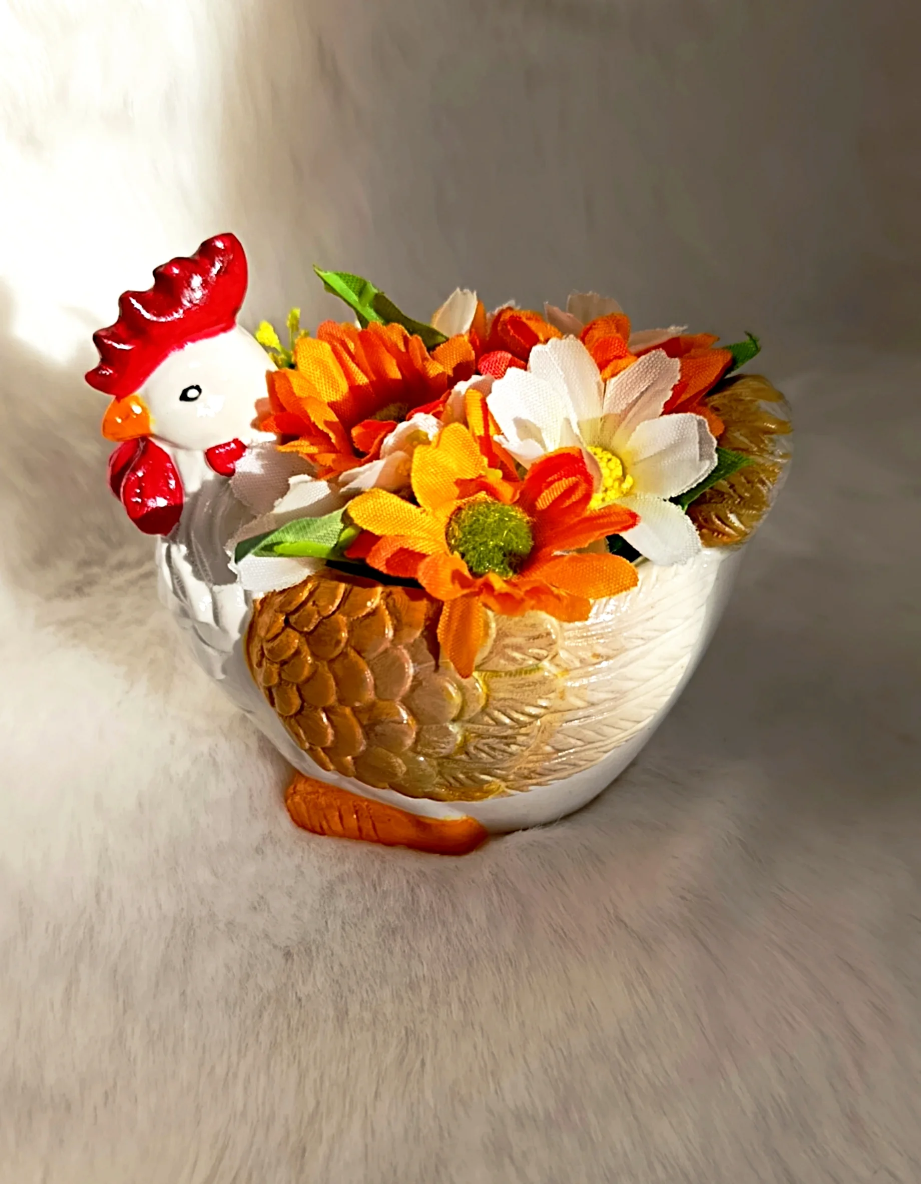 Jarní slepička – květináček 2