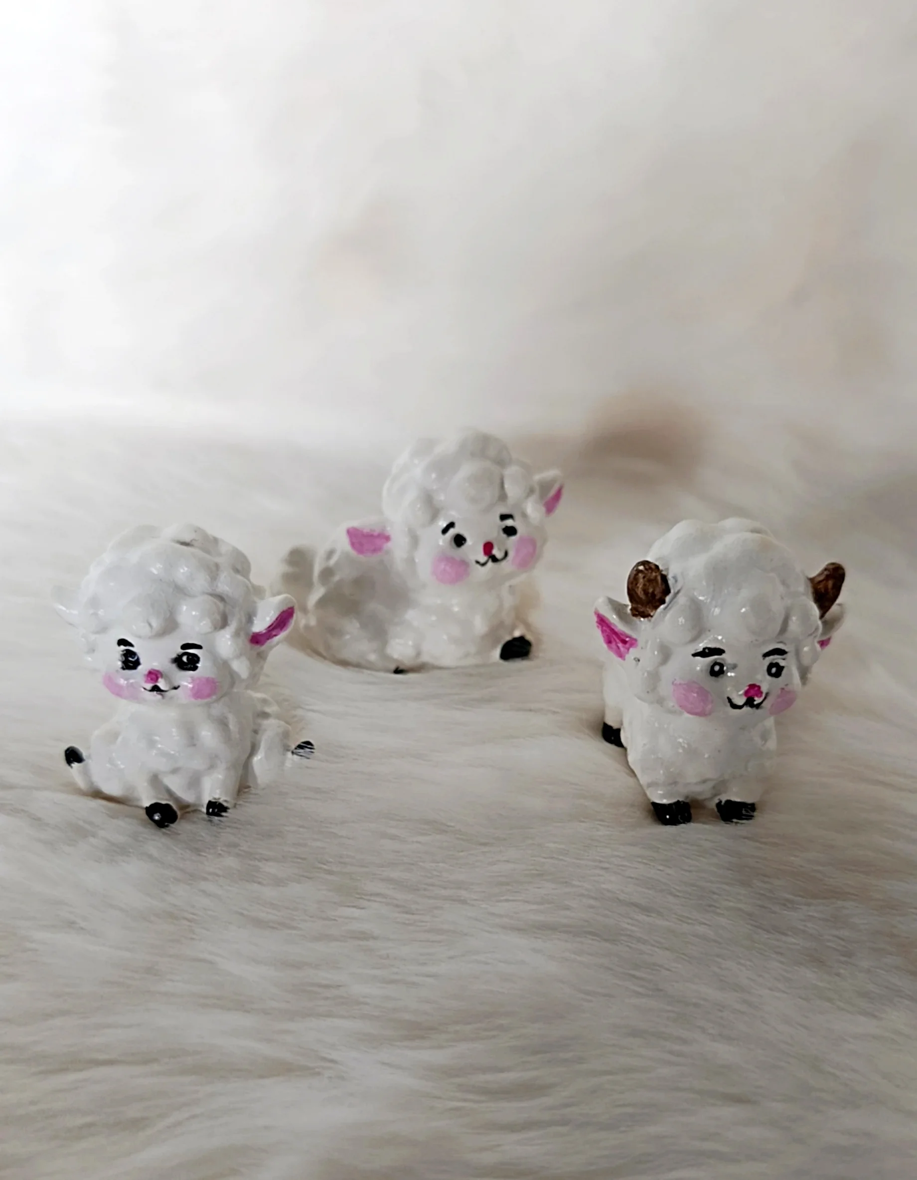 Mini stádečko – beránek a ovečky